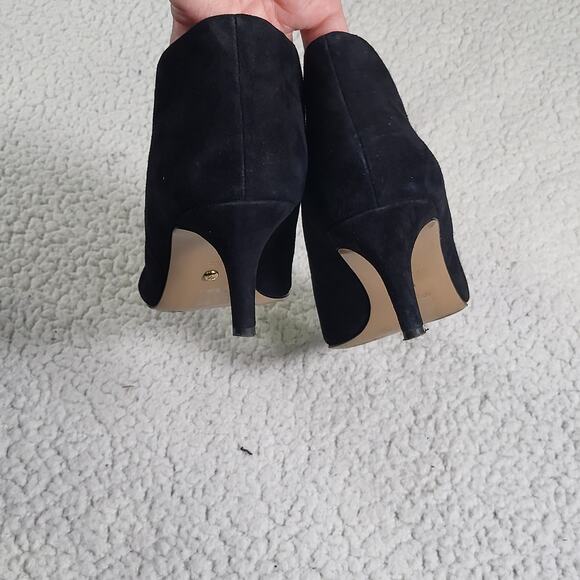 Pelle Moda Black Suede Helena Heels, size 9.5 - Picture 6 of 9